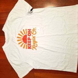 "Keep on keeping  on" Tee Shirt(NWOT)